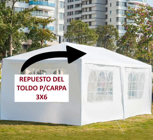 Repuesto Lona Toldo para Carpa 3x6 m