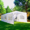 Toldo Carpa 3x9 m Armable Impermeable Con Paredes Ventana y Puerta Color Blanco