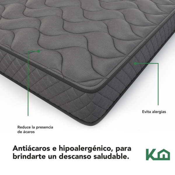 Colchon Individual En Caja 15cm Alto Memory Foam