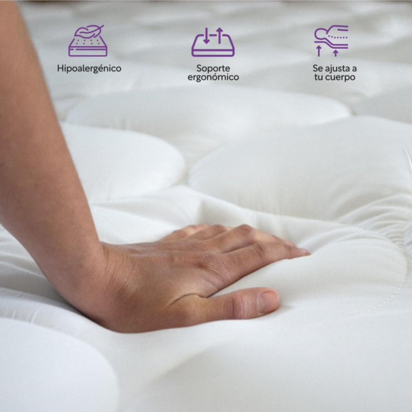 Colchón Individual en Caja Essential Memory Foam ColorDreams
