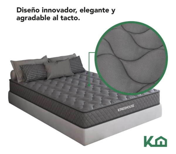 Colchon Matrimonial En Caja 15 cm Alto Memory Foam