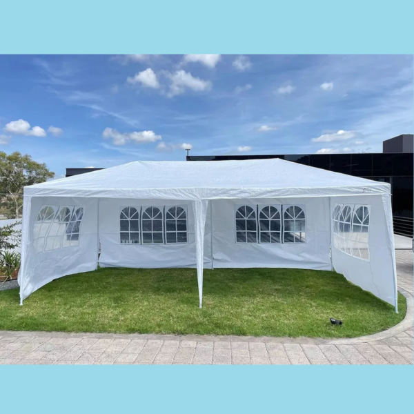 Toldo Carpa Reforzado 3x6 Metros Carpa Blanco Paredes Ventanas