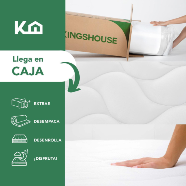 Colchon Individual En Caja 15cm Alto Memory Foam