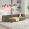 Sillón Plegable Sofá Cama Convertible Colchoneta Individual