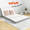 Colchon Individual 120 cm Plegable Seccionado Con Maleta