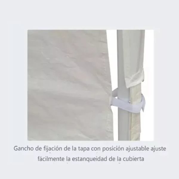 Set de 6 Paredes Cortinas 3x2 con Ventana Todo uso Impermeable