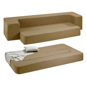 SBCLOUDB Sillón Plegable Sofá Cama Convertible Colchoneta Individual
