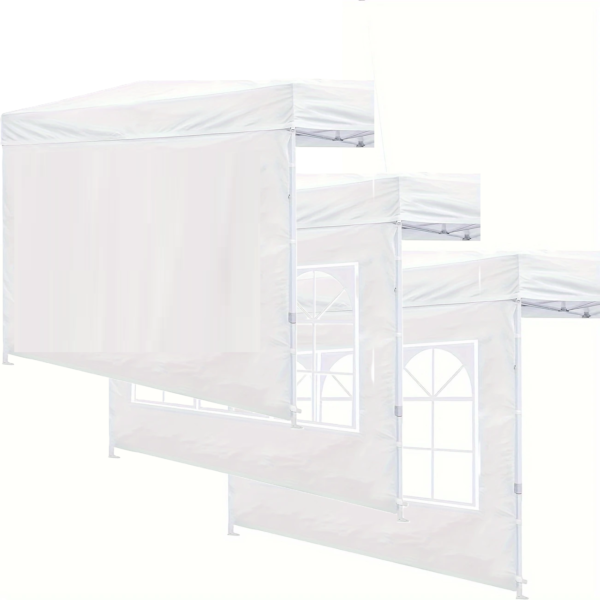 Set de 3 Paredes Cortinas 3x2 con Ventana Todo uso Impermeable