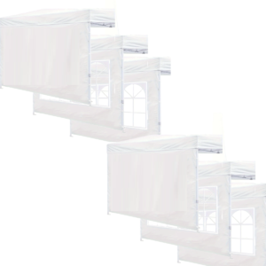 Set de 6 Paredes Cortinas 3x2 con Ventana Todo uso Impermeable