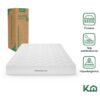 Colchon Matrimonial En Caja 15 cm Alto Memory Foam BLANCO