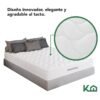 Colchon Matrimonial En Caja 15 cm Alto Memory Foam BLANCO