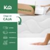 Colchon Matrimonial En Caja 15 cm Alto Memory Foam BLANCO