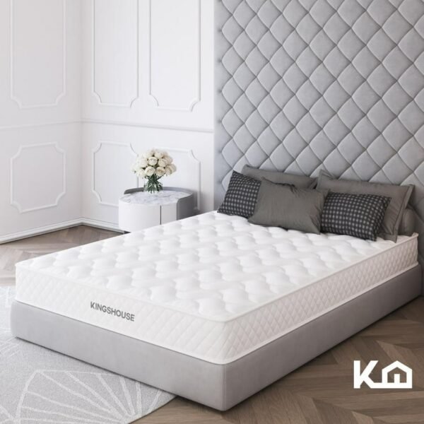 Colchon Matrimonial En Caja 15 cm Alto Memory Foam BLANCO